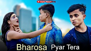 Bharosa Pyar Tera  Sahir Ali Bagga  Triangle Bewafa Love Story  Reels Vs Real  New Hindi Songs [upl. by Enicar863]