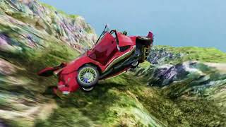 HOW DO CARS LOOK LIKE AFTER THEY JUMP OFF FROM A ROCKY CLIFF [upl. by Sidon]