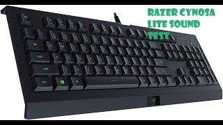 Razer Cynosa Lite Gaming Keyboard Sound Test ASMR [upl. by Donavon]