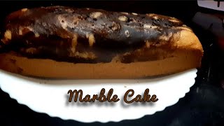 Super Soft Marble Cake RecipeEasy Vanilla Chocolate Cake Recipe in Malayalam [upl. by Devinne]