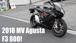 2018 MV Agusta F3 800  Short and Sweet Review [upl. by Annanhoj]