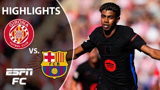 🚨 DOMINATION 🚨 Girona vs Barcelona  LALIGA HIGHLIGHTS  ESPN FC [upl. by Hsiri]