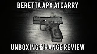 Beretta APX A1 Carry  Unboxing amp Range Review  Beretta’s New Carry Pistol w Burris Fastfire 3 [upl. by Keldon]