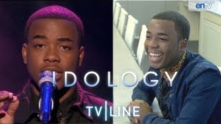 Burnell Taylor Interview American Idol Season 12  IDOLOGY [upl. by Ellessig]