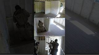 CQB Clearing Stairwells Training airsoft military shorts [upl. by Yendor]