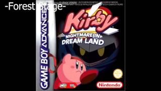 Kirby Nightmare in Dreamland  Forest Stage Extended HighQuality No Fuzz [upl. by Auqenat96]