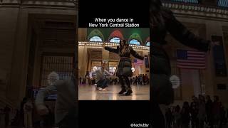 When you dance in New York Central Station [upl. by Ahtibbat]