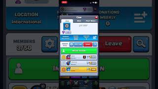 Join my clash royal club fypシ゚viralシ fyp fypシ゚viralシ fypage clashroyale clashroyaleclan [upl. by Anoiek]