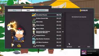 South Park Stick Of Truth For The Hoarder Make It Rain Junk Peddle Achievement Trophy [upl. by Woodley]