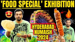 FOOD SPECIAL NUMAISH EXHIBITION WITH PRICE  HYDERABAD 2024 TOUR  HYDERABADI VLOG  WTF [upl. by Wye]