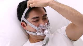 Managing leaks  Full face CPAP mask  ResMed AirFit™ F30 [upl. by Clover]