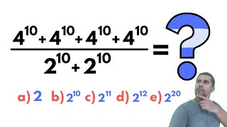 Como Simplificar essa EXPRESSÃO com POTÊNCIAS [upl. by Sherman]