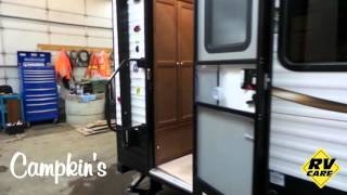 Campkins Presents 2016 Clipper 16FB by Coachmen  Couples light weight travel trailer [upl. by Wildee]