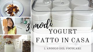 Yogurt fatto in casa  RICETTA FACILE [upl. by Othe]