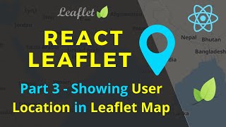 How to get user location and mark in open street maps with react leaflet  Show my location  Part 3 [upl. by Nilyad]