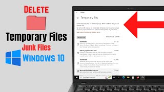 Windows 10 How To Delete Temporary Files Permanently [upl. by Yasdnil784]