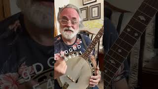 Lesson 1  Bluegrass Banjo in a Minute [upl. by Thorrlow845]