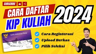 Tutorial Cara Daftar KIP KULIAH 2024  Lengkap [upl. by Asillim]