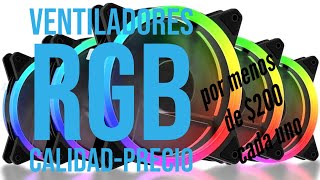 👊♞VENTILADORES RGB CALIDADPRECIO [upl. by Ainival]