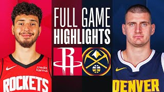 ROCKETS at NUGGETS  FULL GAME HIGHLIGHTS  November 29 2023 [upl. by Libna]