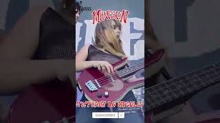 victoria de angelis On BasS🔥💋  Måneskin ChamisBass maneskin basslive [upl. by Maryrose]