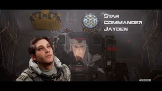 Mechwarrior 5 Clans Star Commander Jayden Bloodnameless Protag [upl. by Hewes]