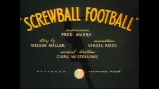 1939 Merie Melodies Screwball Football  Latino Clásico [upl. by Kerwinn]