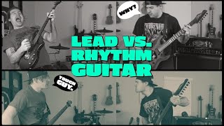 lead vs rhythm guitar [upl. by Africah]