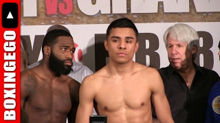 ADRIEN BRONER V ADRIAN GRANADOS FULL WEIGHIN  FACE OFF ADRIEN BRONER SCARY LOOK  ADRIAN GRANADOS [upl. by Aeneas345]