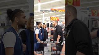 Walmart employee gets kicked out of WALMART🥾🚶🏽‍♂️‍➡️prank walmart kickedout [upl. by Cirderf86]