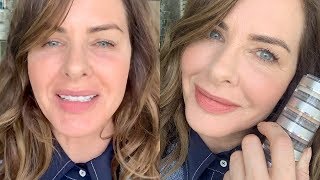 How I Wear Makeup With Navy With Trinny  Trinny London Makeup Tutorial [upl. by Rukna563]