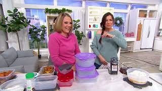 LocknLock 9Piece MultiShape Nestable Container Set on QVC [upl. by Marih346]