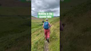 Hiking in the Cheviot range of hills on the Pennine Way scottishborders [upl. by Laurianne175]