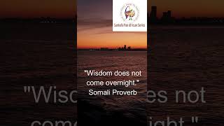 Wisdom does not sankofapanafricanseries africanwisdom africanproverb africanphilosophy [upl. by Ayk]