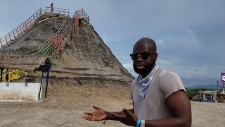 Trip to El Totumo Volcano Mud Bath Mountain Cartagena Colombia [upl. by Murphy323]