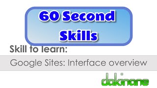 Google Sites  interface overview [upl. by Ahs522]