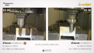 Edgecam Waveform and Garant TPC  Slott Milling [upl. by Inami]