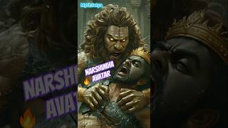 Why Narasimha Destroyed Hiranyakashipu The Untold Story Narasimha youtubeshorts shorts short [upl. by Rebmak160]