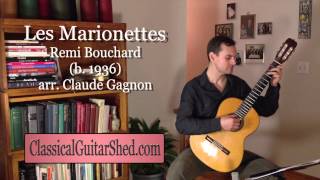 Les Marionnettes  Bouchard Gagnon Bridges Level 1 guitar [upl. by Akitan678]