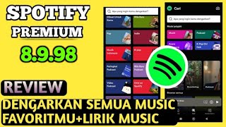 Review apk spotify mod terbaru 2024  v 8992  spotify mod apk 2024 premium [upl. by Hedelman]