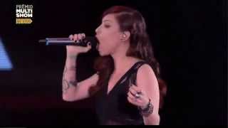 Pitty canta Malandragem no Premio Multishow 2014 [upl. by Hennahane]