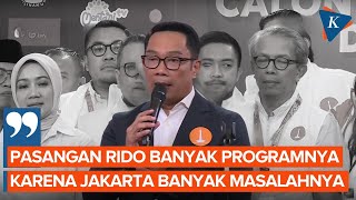 FULL Konferensi Pers Usai Debat Ridwan Kamil Sebut Jakarta Banyak Masalahnya [upl. by Christian]