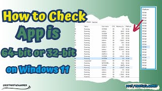 How to Check if an App is 64bit or 32bit on Windows 11 10 doitmostafa [upl. by Darline]