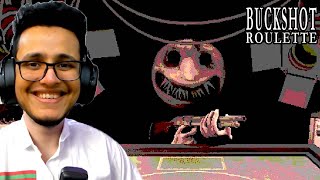 I Gambled My Life in Buckshot Roulette Horror Game [upl. by Nollaf]