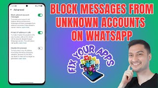 How to Block Messages from Unknown Accounts on WhatsApp [upl. by Nick]