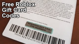 Free Roblox Gift Card Codes 2023  22 [upl. by Evslin445]