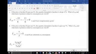 Other ElasticitiesConcepts Formulas and Example [upl. by Bathelda808]