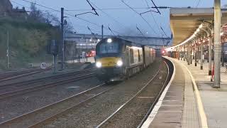 DRS 6800568018 on the Containers Sat 9th November 2024 [upl. by Ennayelhsa]