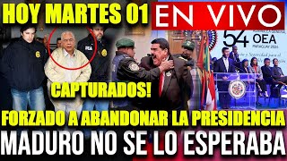 ¡URGENTE 🔴 NICOLAS MADURO FORZADO A ABANDONAR LA PRESIDENCIA  NO SE LO ESPERABA  HOY MARTES 01 [upl. by Genevieve]