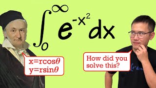 How Gauss solved the integral of ex2 from 0 to infinity [upl. by Iaka287]